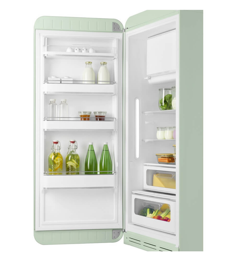 Холодильник Smeg FAB28LPG6, пастельный зеленый