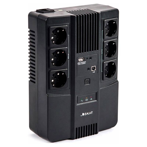 Источник бесперебойного питания SKAT-UPS 800-AI-IN-1x9