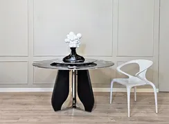 Стол с вращающейся столешницей 4473, Ø135 см, керамогранит