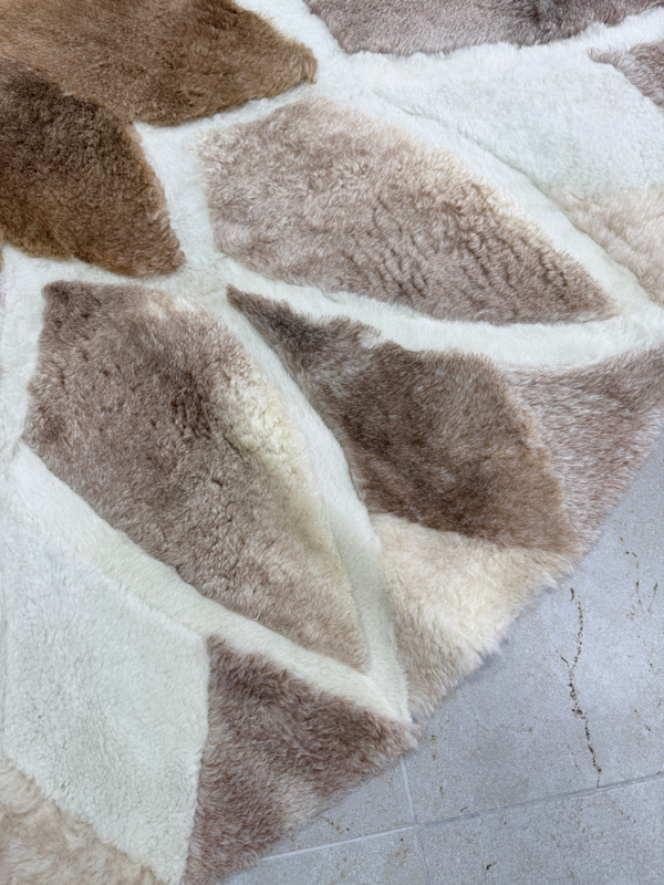 Ковер шкура натуральная овчина меховой