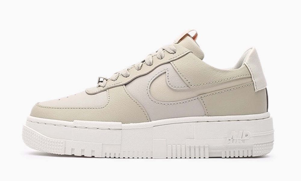 Nike Air Force 1 Low Pixel WMNS &quot;Stone Bone Summit White&quot;