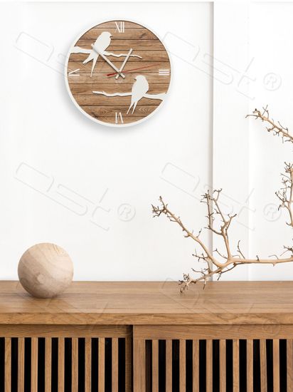 Настенные часы "Starlings / Скворцы"