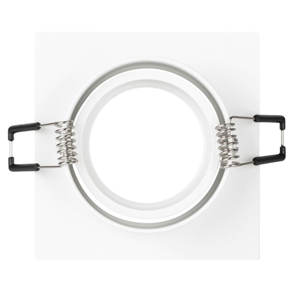 Встраиваемый светильник алюминиевый ЭРА KL87 WH MR16/GU5.3 белый | Алюминиевые встраиваемые светильники