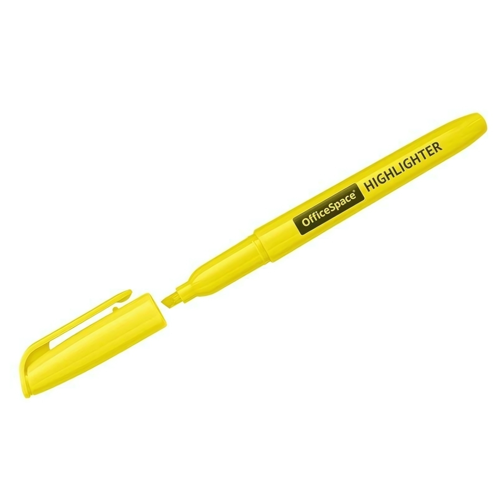 Текстовыделитель 1-3 мм, желтый. HL 2881 (Спейс)