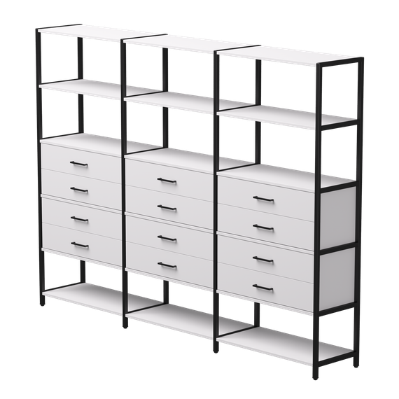 Набор стеллажных систем №10 Everprof EVO 2440x385x1840