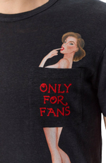 Футболка MC Saint Barth For fans черный лён