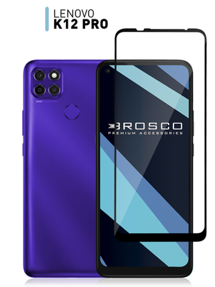 Защитное стекло ROSCO для Lenovo K12 Pro оптом (арт. LN-K12PRO-FSP-GLASS-BLACK)
