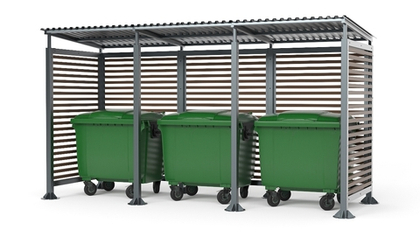 Контейнерная мини-3 дерево без ворот SK00376