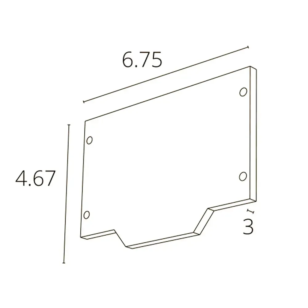 Внешняя заглушка для магнитного шинопровода для натяжного потолка Arte Lamp