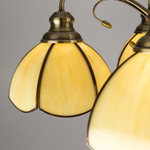 Citilux Познань CL443151 Люстра подвесная витражная Бронза