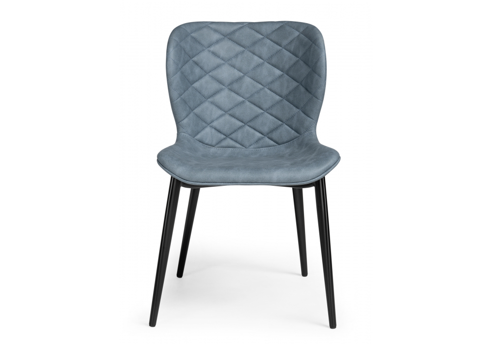 Стул на металлокаркасе Woodville Катабучи ткань kiprus 11, черный глянец