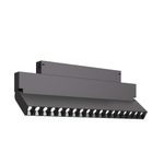 Светильник встраиваемый светодиодный, черный, SKYLINE 220, LED, 18