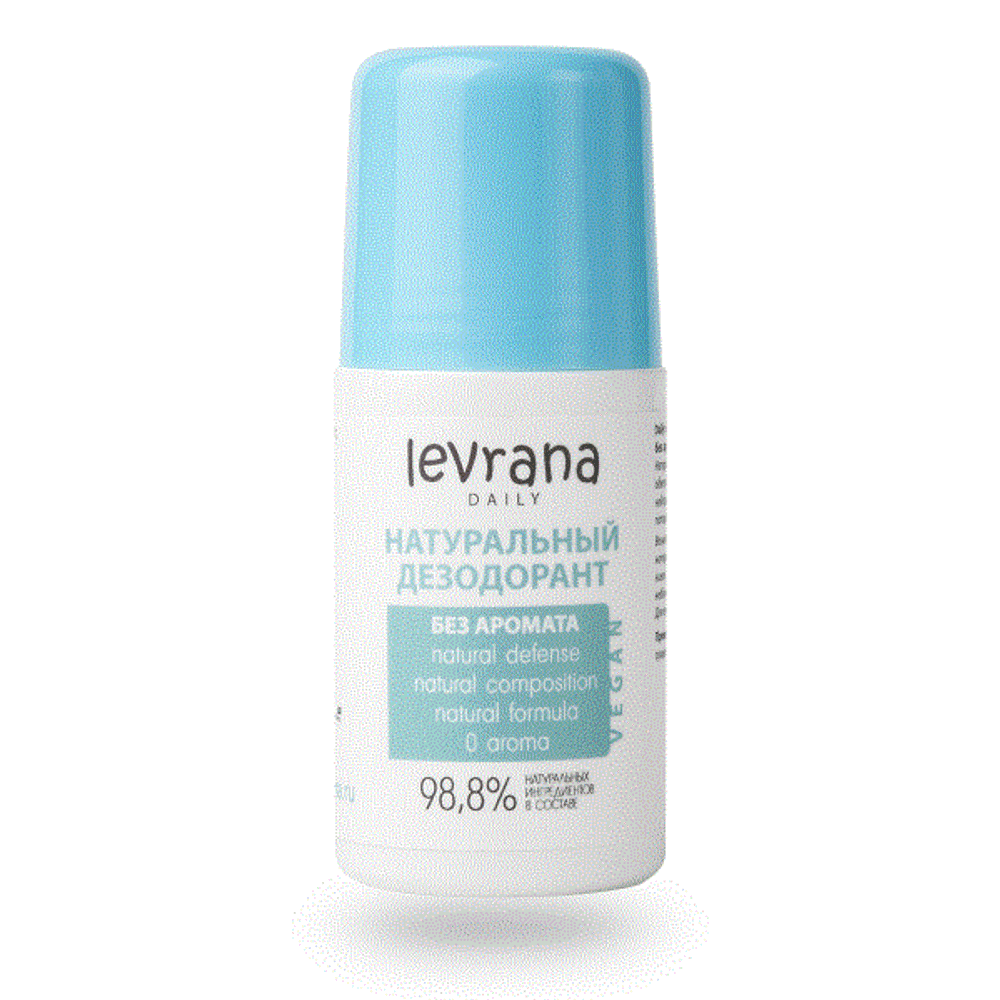 Натуральный дезодорант без аромата, 65 мл (Levrana)