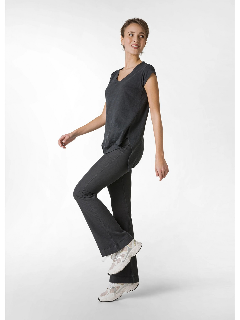 Брюки-клёш женские Gabardine Flared Pants DEHA