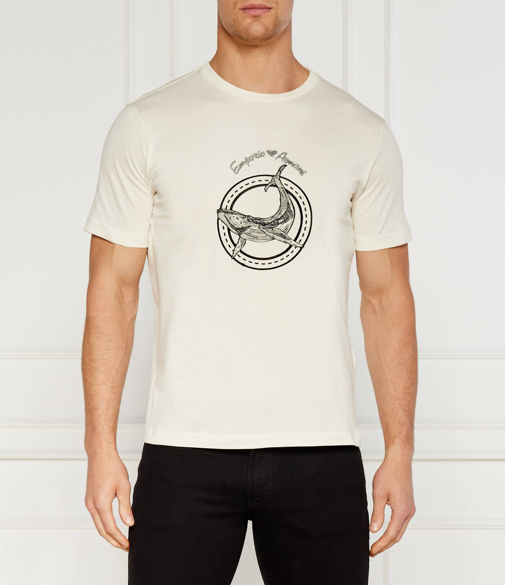 Футболка Emporio Armani - бежевый(6D1T6S 1J7FZ)