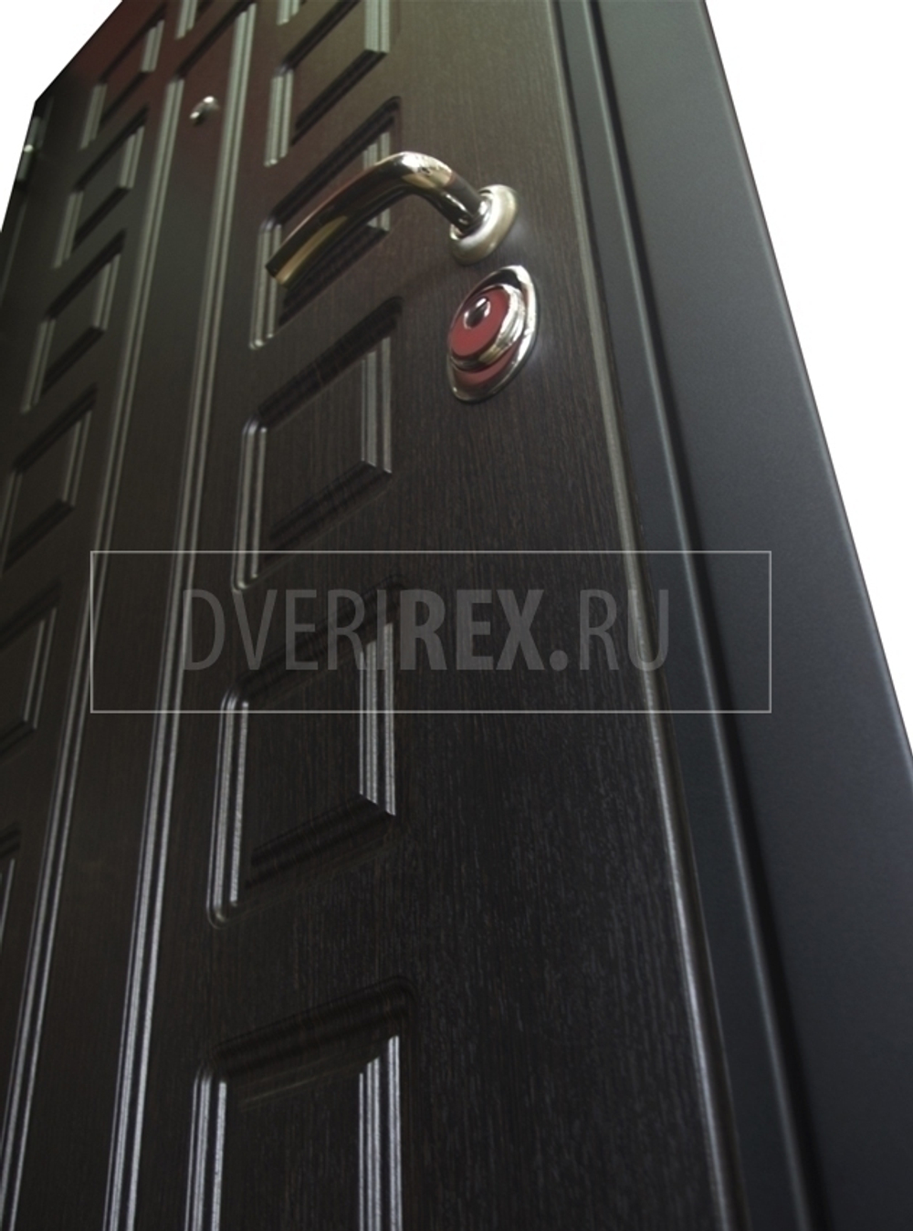 Входная металлическая дверь RеX (РЕКС) Премиум 3К Венге (Гладиатор)/ ФЛ-289 Ясень черный