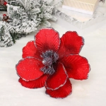 Украшение новогоднее «Пуансеттия - Волшебство» 20 см, Красный