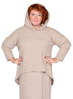 Накидка с капюшоном Морозное утро