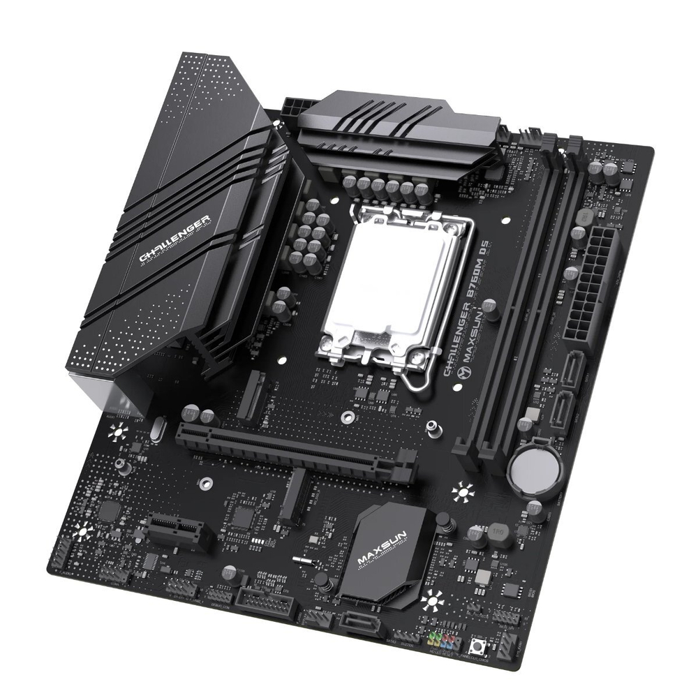 Материнская плата MAXSUN MS-Challenger B760M D5 WIFI, LGA1700, DDR5, mATX