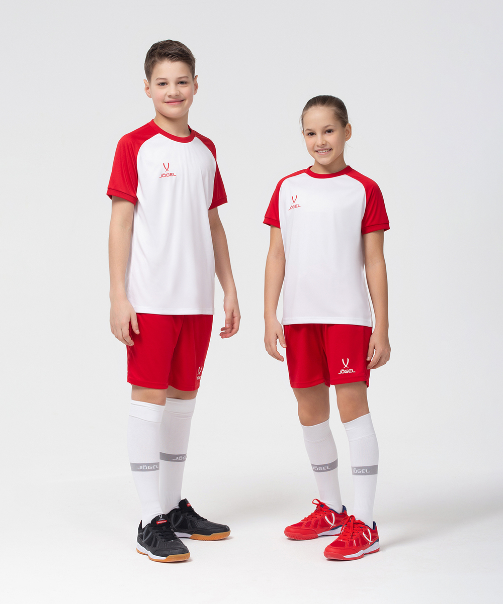 Футболка игровая CAMP Reglan Jersey, белый/красный, детский
