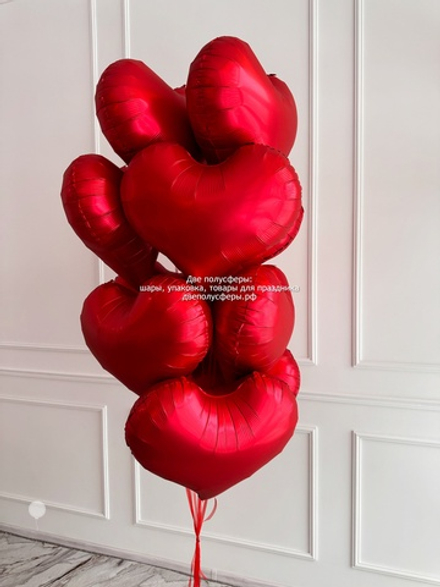 10 фигурных сердец