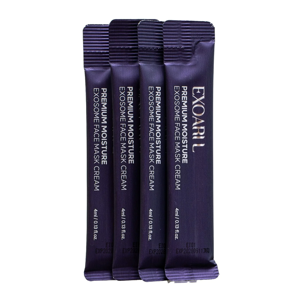 EXOARI L Увлажняющая премиум маска-крем c экзосомами мандарина для лица, 4 мл.