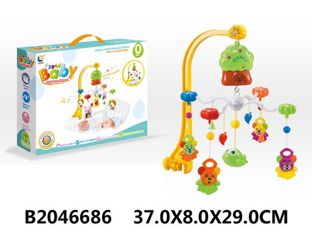 Карусель музыкальная для новорожденных, коробка D132