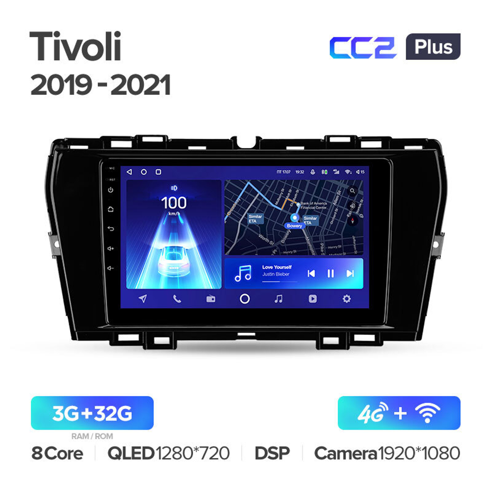 Teyes CC2 Plus 9"для SsangYong Tivoli 2019-2021