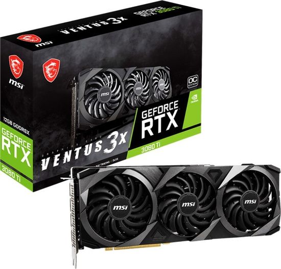 Видеокарта MSI GeForce RTX 3080 Ti Ventus 3X OC
