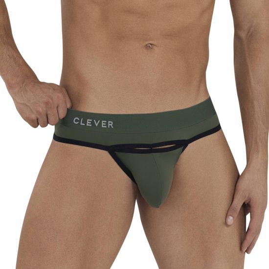 Мужские трусы слипы хаки Clever Moda CELESTIAL BRIEF 114610