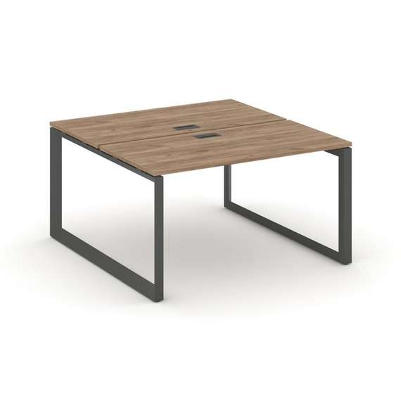 Style Project Рабочая станция двухсторонняя SN-59O.DRS-003 Дуб Табак/Металл Антрацит/Черный Заглушка