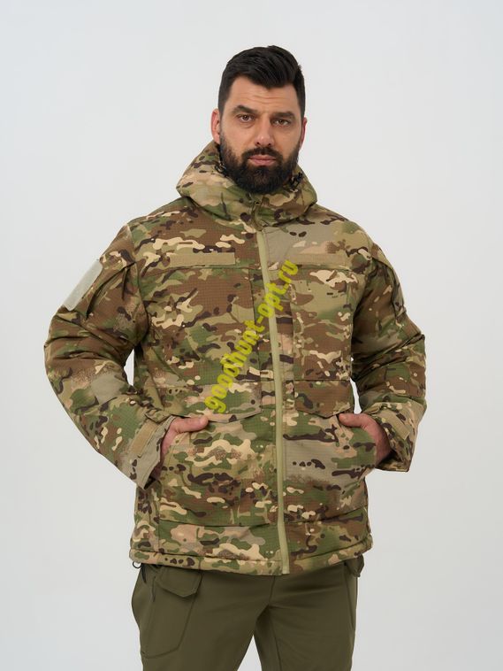 Тактическая зимняя куртка (Бушлат) с фольгой Мультикам