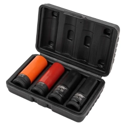 Головки ударные тонкостенные, набор 4пр., 1/2''(6гр.) JBC JBC-4032TH44