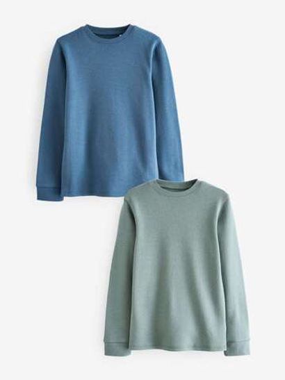 Лонгслив для мальчика Next 480-533, 2 шт., Синий