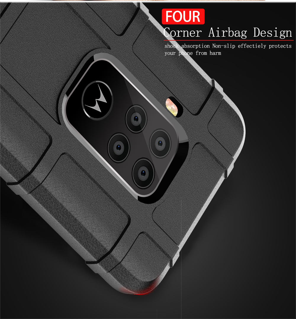 Чехол для Motorola Moto One Pro (One Zoom/P40 Note) цвет Black (черный), серия Armor от Caseport