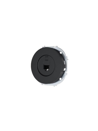 Розетка компьютерная СП OSEN RJ45 кат.6 механизм черн. бархат LEZARD 743-4288-140
