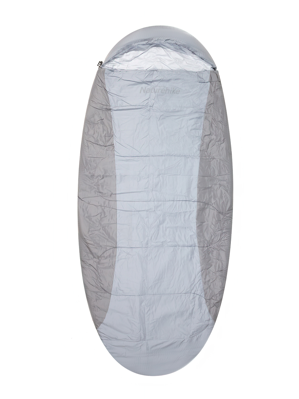Спальный мешок Naturehike Oval PS200, 220х95 см, серый (NH20MSD03)