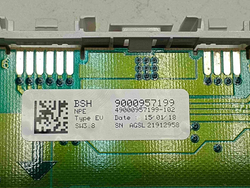 SMV24AX01R/48 ктп25 Модуль индикации для посудомоечной машины Bosch 9000957199 б/у
