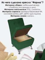 Кресло "Форма" с декоративной прошивкой