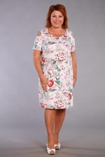 Ирбис - платье молочный Iv-capriz (Акция)