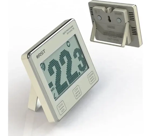 Термометр цифровой RST с радиодатчиком улица/помещение