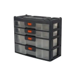 Сет для мелочей Expert 4 секции серо-свинцовый/оранжевый