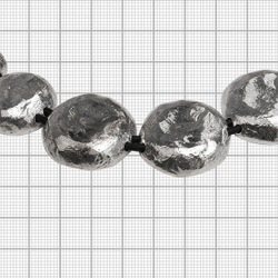 "Зумм" колье в серебряном покрытии из коллекции "Астерио" от Jenavi с замком карабин