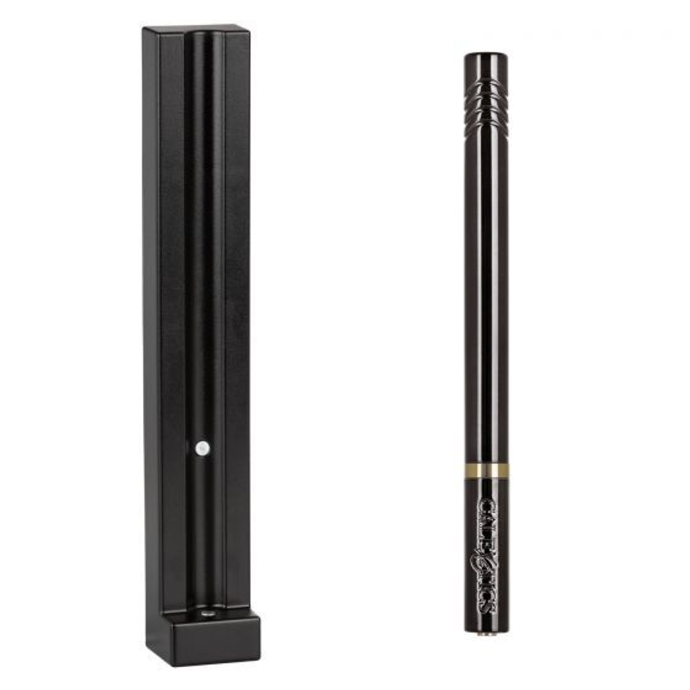 Черный ультратонкий вибромассажер Hidden Pleasures