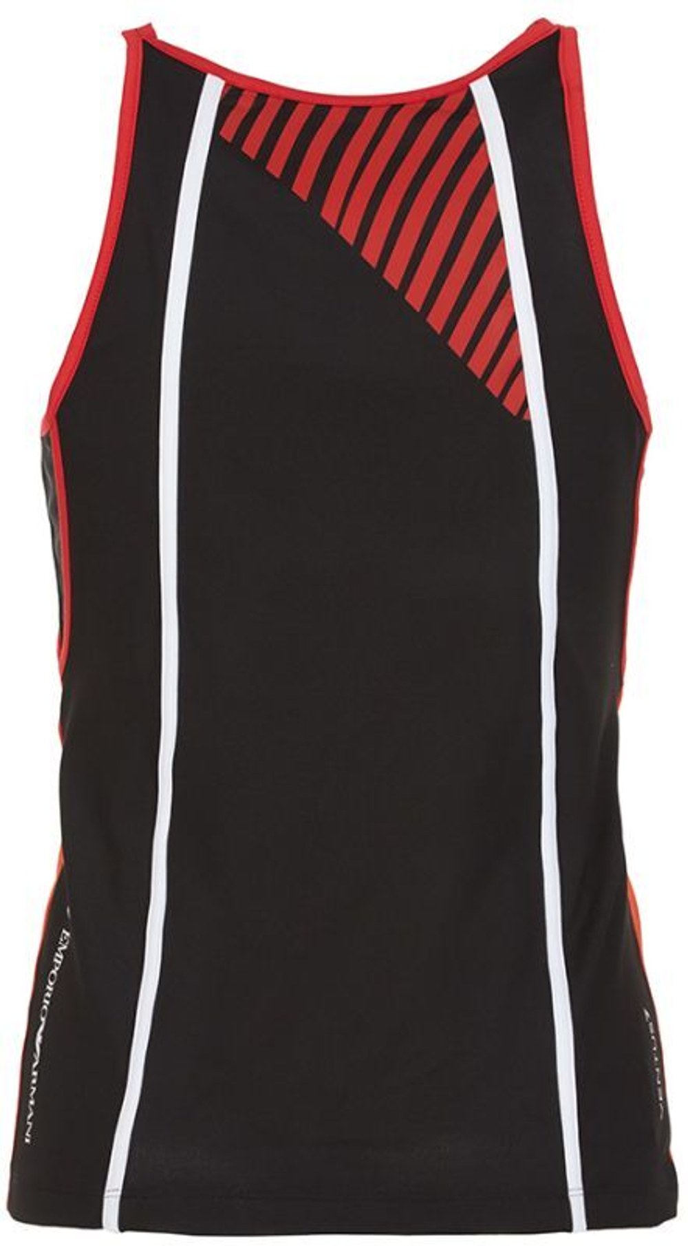 Женский топ теннисный EA7 Woman Jersey Tank - black