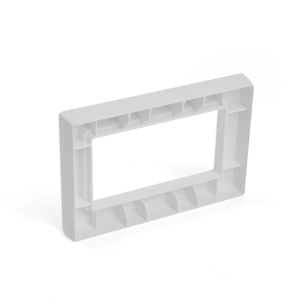 Рамка 2-местная (без перемычки), пластик, STEKKER, PFR00-7012-01, серия Катрин, белый 50050