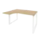 Onix Стол эргономичный левый на О-образном м/к O.MO-SA-3 (L) 1380*1180*750 (800/460)