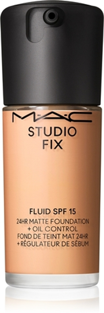 MAC Cosmetics Studio Fix Fluid SPF 15 24HR Matte Foundation + Oil Control - Тональная основа матирующая SPF 15 оттенок NW15, 30 ml