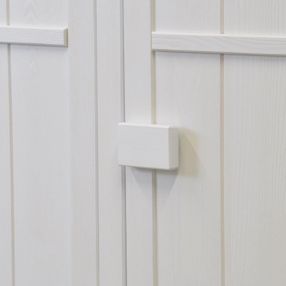 Белый деревянный комод Карлос 3 двери, 160х45х90