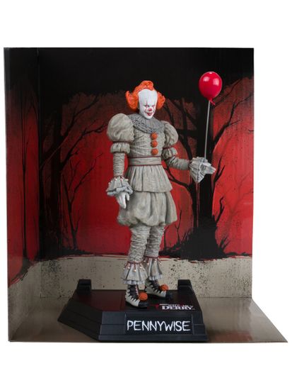 Фигурка McFarlane Movie Maniacs Пеннивайз Pennywise Добро пожаловать в Дерри 15см 41368 / фигурка по мотивам фильма "Оно", Пеннивайз